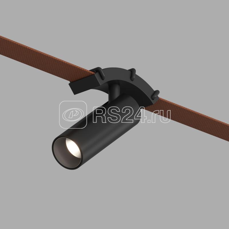 Светильник для трека-ремня Belty Spot7Вт 4000К IP20 48В DC 35х126.5мм RA90 30град. поворотн. со светодиодом алюм. черн. DENKIRS 723153