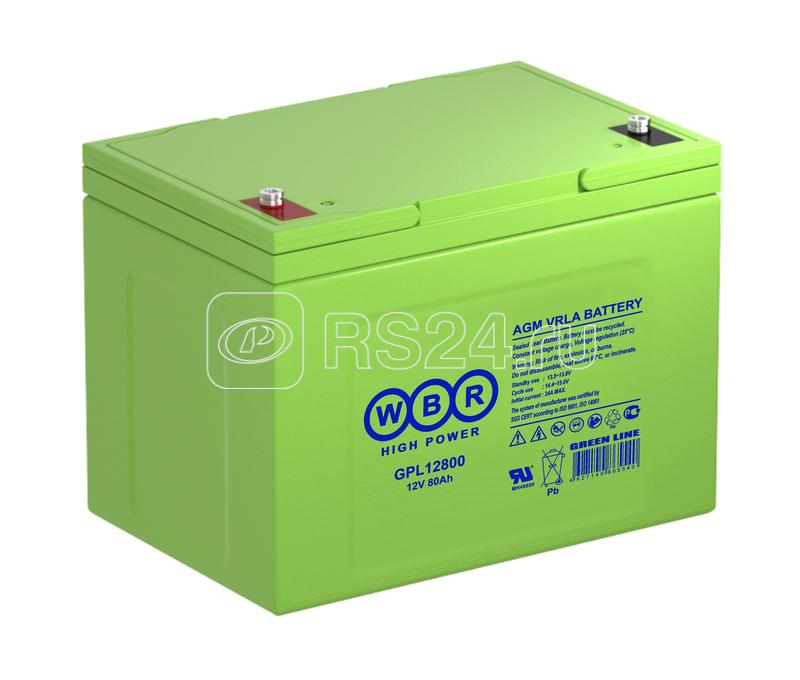 Аккумулятор 12В 80Ач WBR GPL12800 WBR