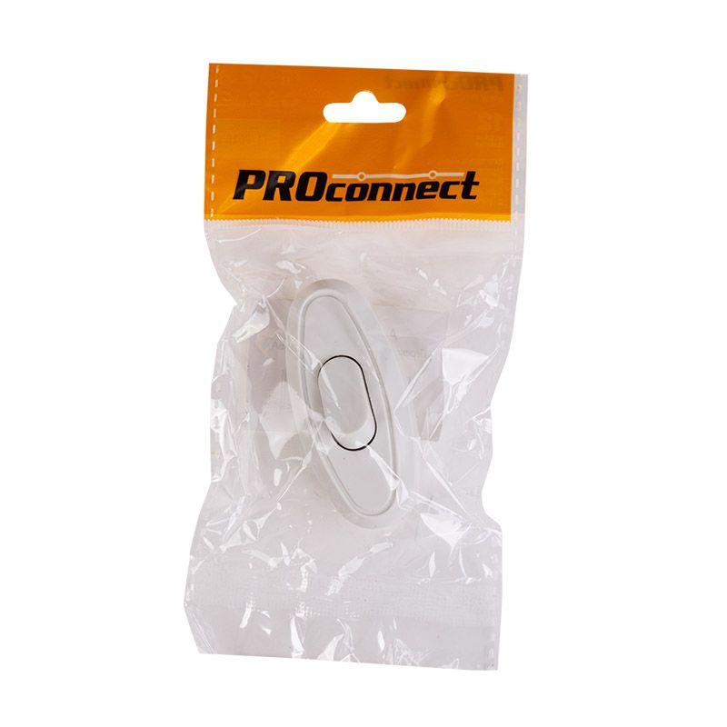 Переключатель для бра бел. 6А PROCONNECT 11-8536
