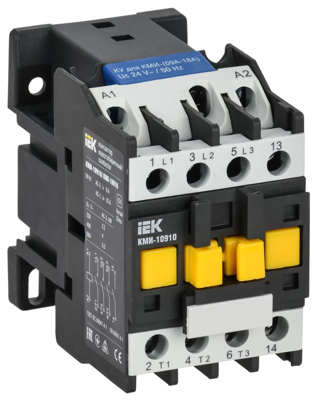 Контактор КМИ-10910 9А 24В/АС3 1НО KARAT IEK KKM11-009-024-10