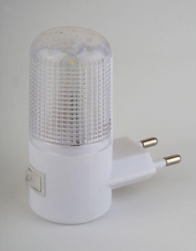 Светильник светодиодный NL-250 220В ночник с выкл. бел. Camelion 14357