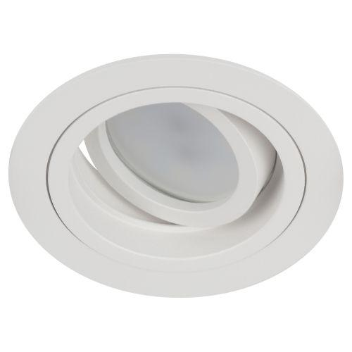 Светильник встраиваемый алюм. KL84 WH MR16/GU5.3 бел. Эра Б0054346