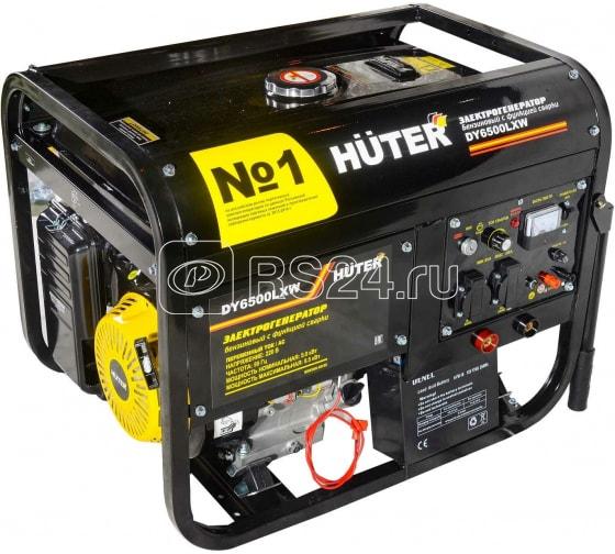 Бензогенератор DY6500LXW 1ф 5000Вт электростартер с функцией сварки HUTER 64/1/18