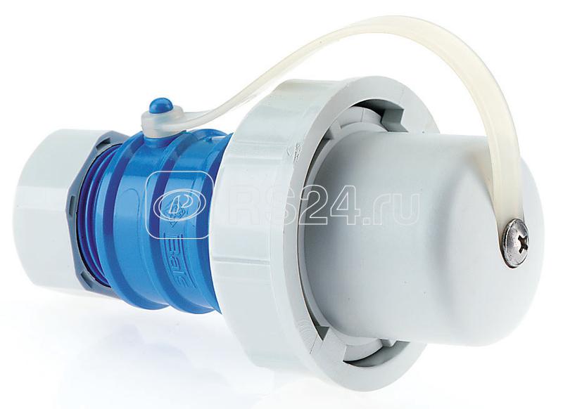 Вилка Schuko 16А 3п 2P+PE 250В IP67 с крышкой Bals 736