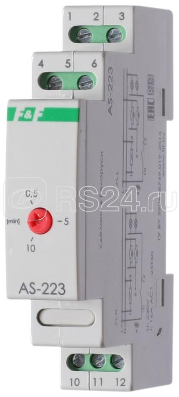 Автомат лестничный AS-223 (монтаж на DIN-рейке с антиблокировкой 1мод. 230В 16А 1Z IP20) F&F EA01.002.006