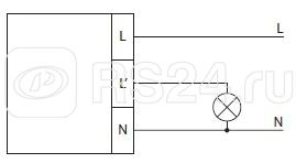 Датчик движения микроволновый DRM-01 5А IP20 1NO 230В AC макс. дальность 1-10м 360град. накладной монтаж на плоскость бел. F&F EA01.007.001