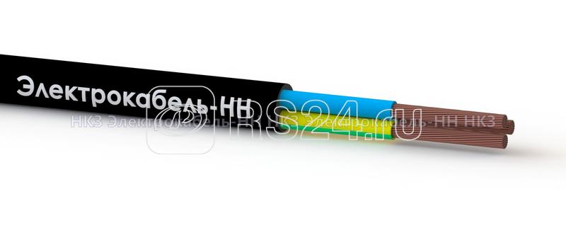 Кабель КГтп-ХЛ 3х2.5 (N PE) 380/660-3 (м) ЭЛЕКТРОКАБЕЛЬ НН 00-00023174