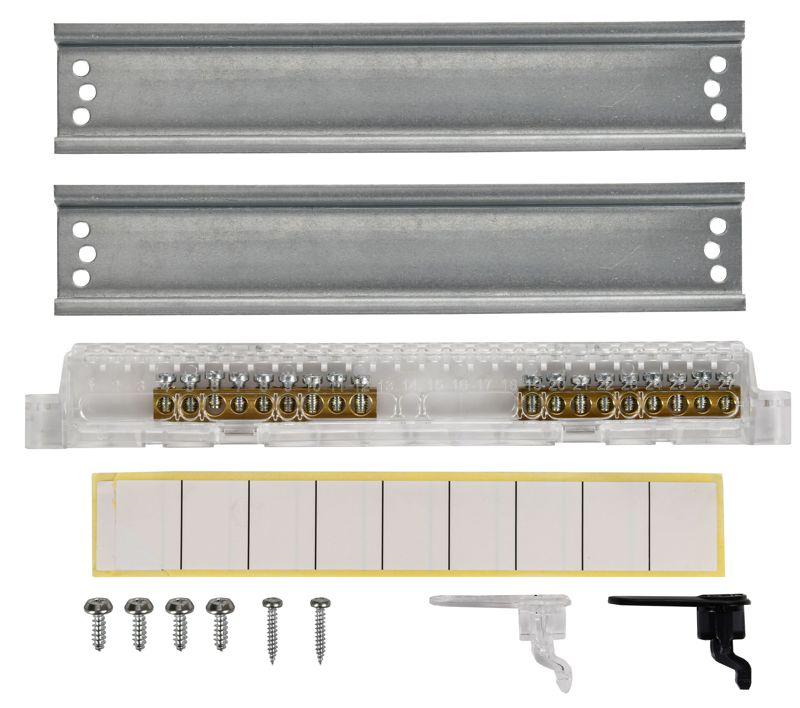 Корпус ЩРН-П-18 UNION Compact IP41 черн. прозр. дверь пластик. IEK UIC-KP12-N-18-41-K01