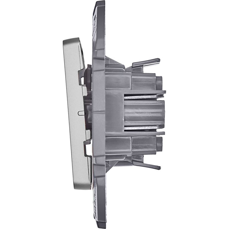 Переключатель 1-кл. Inspiria 10А IP20 250В 10AX механизм алюм. IEK 673652