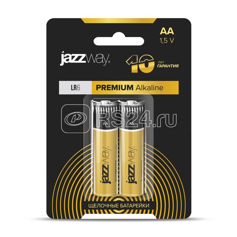 Элемент питания алкалиновый AA/LR6 1.5В Premium Alkaline BL-2 (блист.2шт) JazzWay 5026896