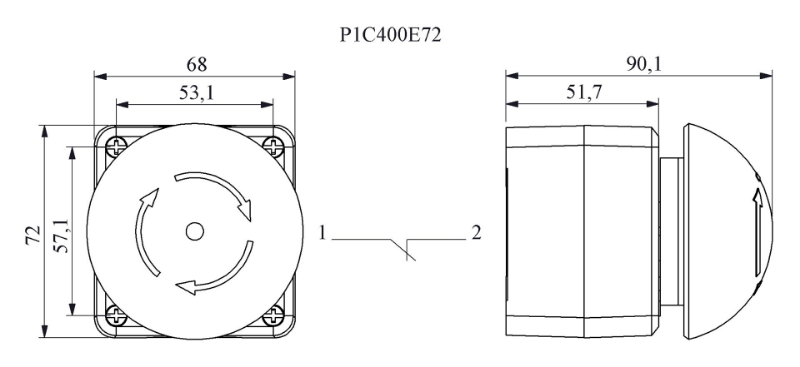 Пульт управления EMAS P1C400E72