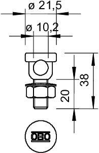 Клемма соединительная 5000 OBO 5304008