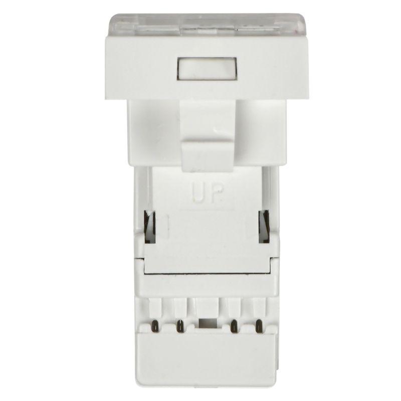 Розетка компьютерная 1мод. PRIMER RJ45 кат.6 РКИ-10-00-П-6 бел. IEK PR-KK40D-RI-0-1-C06U-K01