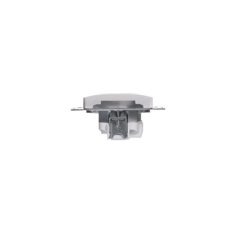 Розетка 1-м СП Glossa 16А IP20 без заземл. механизм бел. SE GSL000141