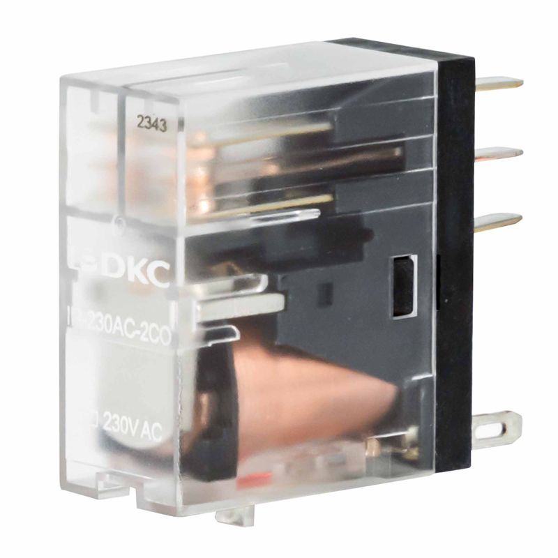 Реле одиночное 230В AC 2 прекидн. контакта DKC IR-230AC-2CO