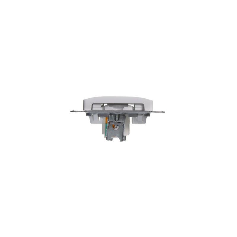 Розетка компьютерная 1-м СП Glossa RJ45 кат.5E механизм бел. SE GSL000181K