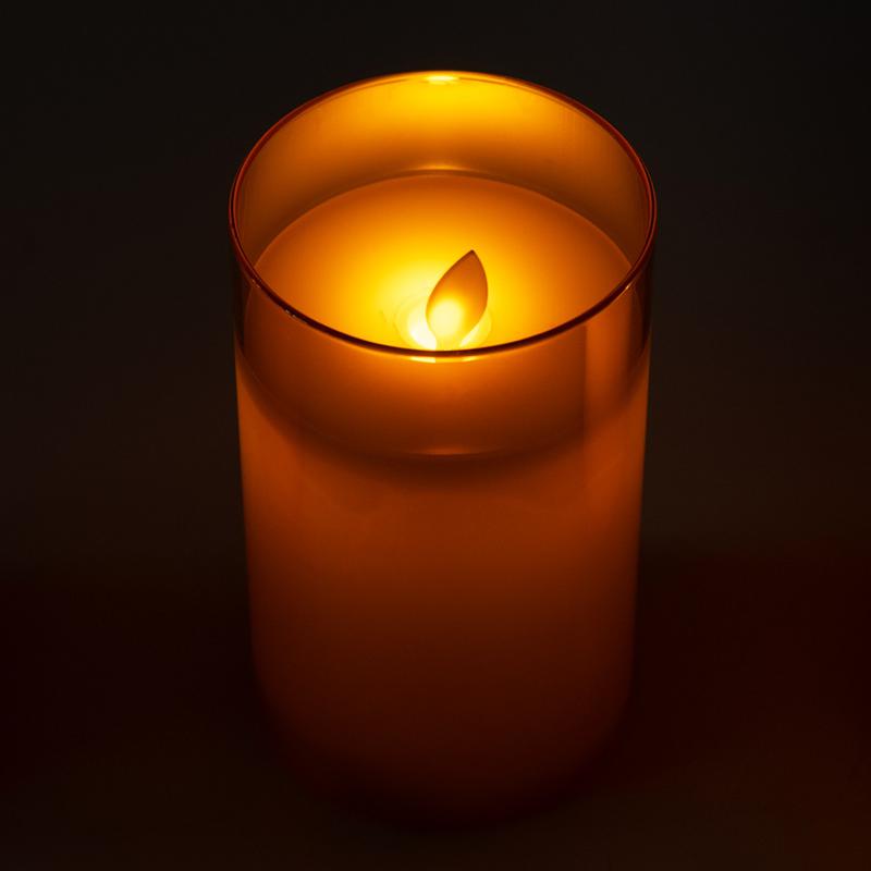 Свеча декоративная CL7-SET3-gd с пультом 3хAAA для каждой свечи (не в компл.) зол. (уп.3шт) ФАZА 5018822