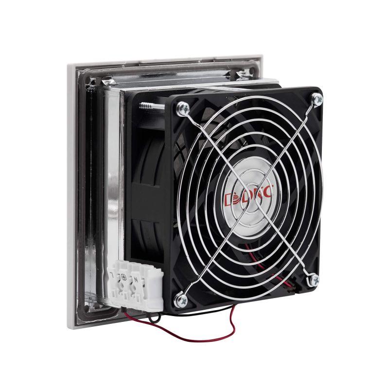 Вентилятор с фильтром ЭМС 120куб.м/ч 48В DC 152х152мм IP54 DKC R5MCV15048