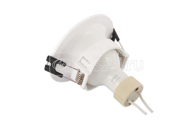 Светильник 10Вт GU5.3 IP20 LED встраив. пластик бел. DENKIRS 588299