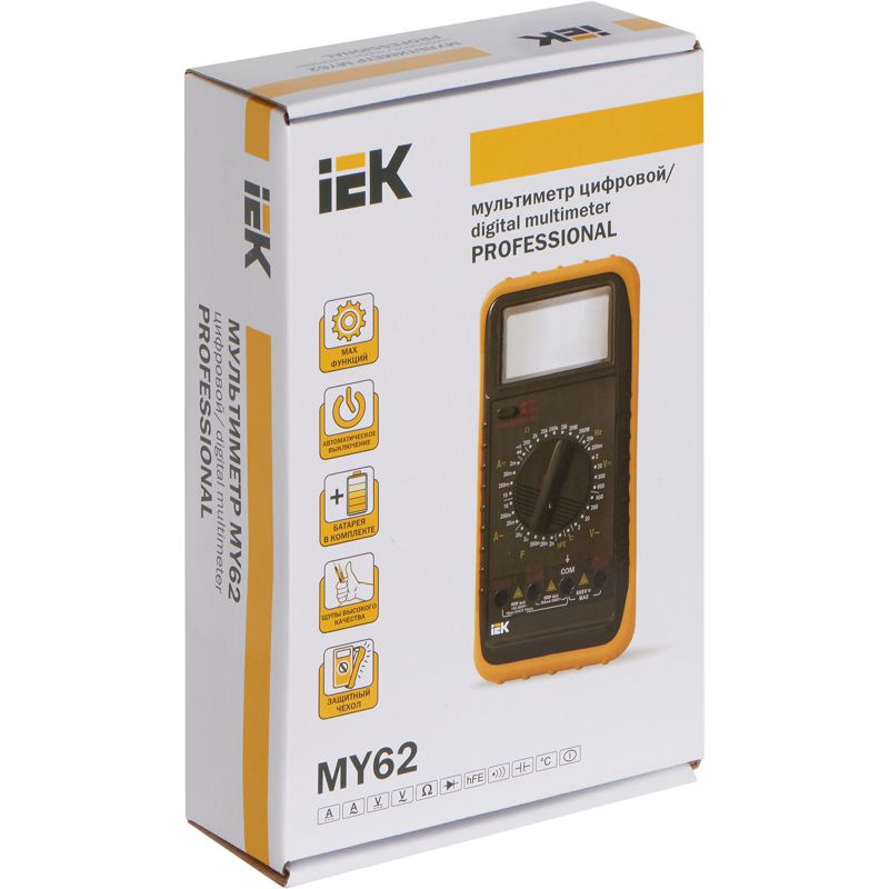 Мультиметр цифровой Professional MY62I IEK TMD-5S-062