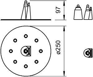 Уплотнитель кровельного ввода 330 K OBO 5201101