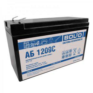 Аккумулятор стационарный свинцово-кислотный с регулирующим клапаном АБ 1209С Болид 292804