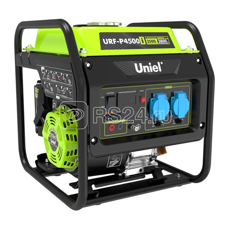 Генератор бензиновый инверторный на раме URF-P4500i 1ф макс. мощность 3.8кВт ручной стартер TM Uniel UL-00012855