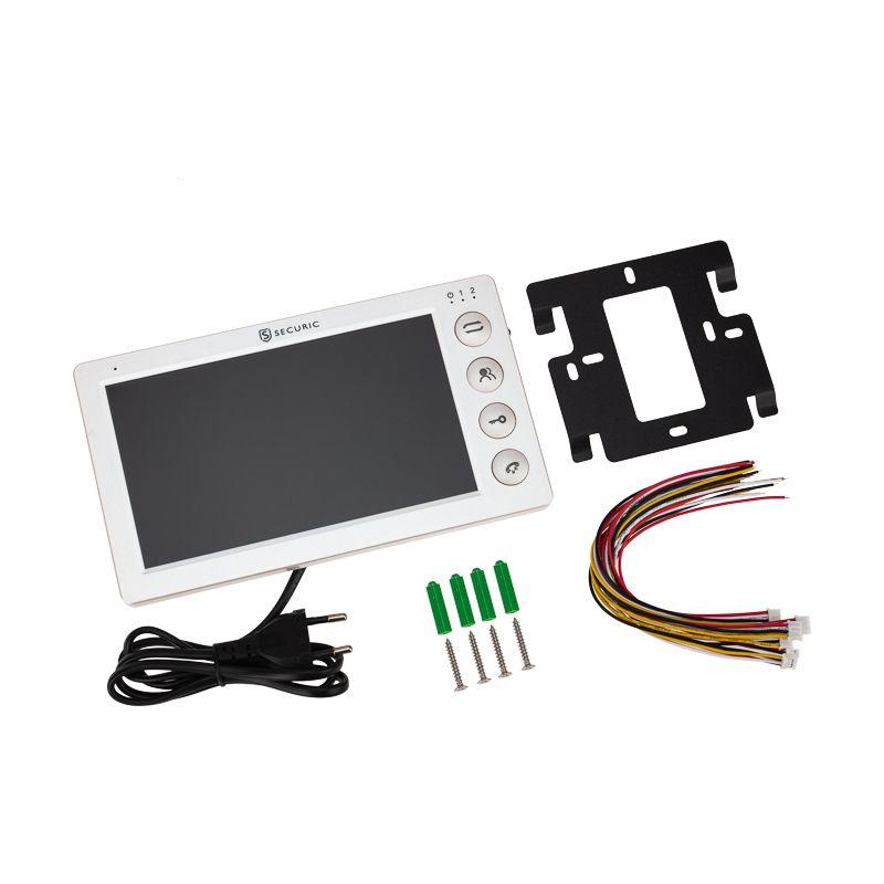 Монитор видеодомофона цветной 7дюйм формата AHD(1080P) с детектором движения функцией фото- и видеозаписи (модель AC-434) бел. Rexant 45-0434