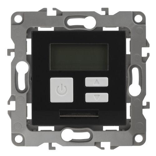 Терморегулятор универсальный 12-4111-05 230В-Imax16А антрацит ЭРА Б0031275