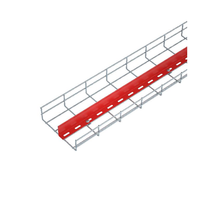 Разделитель для лотка H=80мм L3000 сталь 0.7мм RL80-3000 КМ LO0443