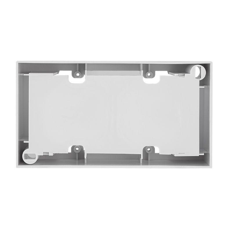 Короб накладной для лицевых панелей 80х150 под 4 модуля 45х22.5 Mosaic Rexant 03-0127