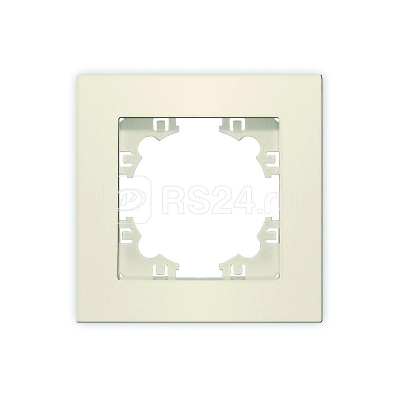 Рамка 1-м Афина сл. кость (ivory) Universal A0053-I