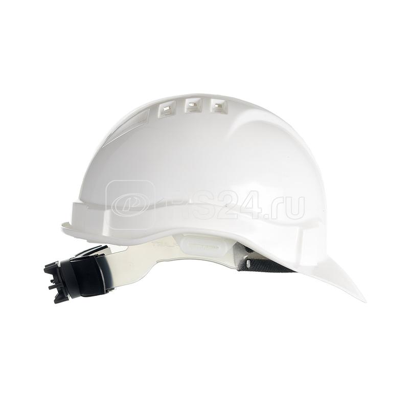 Каска Европа текстиль храповик бел. ЕЛАНПЛАСТ КАС102