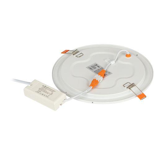 Светильник светодиодный LED 1-16-6K 16Вт 6500К встраив. круглый ЭРА Б0058403