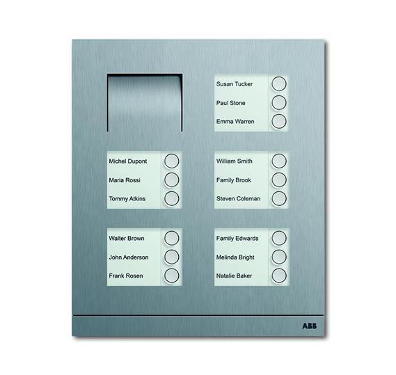 Станция вызывная аудио 15-кл. сталь ABB 2CKA008300A0287