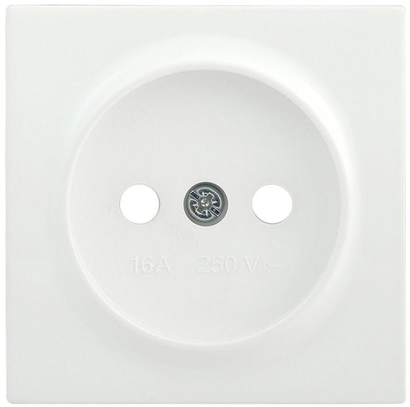 Накладка розетка BOLERO НР-1-0-ББ без заземл. бел. IEK ENB10-R-K01