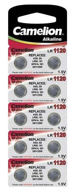 Элемент питания G G8(391A) BL-10 (блист.10шт) Camelion 1555