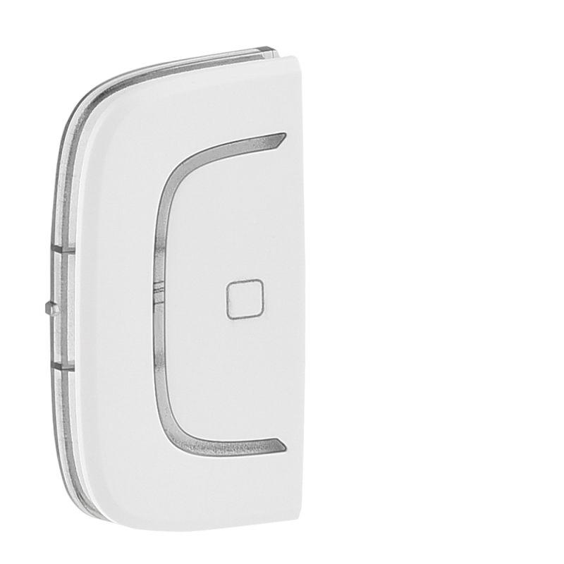 Панель лицевая Valena Allure MyHome для механизмов BUS/SCS "Стоп" 1мод. установка справа или слева бел. Leg 755434