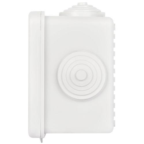 Коробка распаячная ОП КОР 65х65х50мм с гермовводами 4 входа IP54 Эра Б0037445