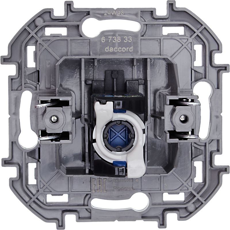 Розетка компьютерная Inspiria RJ45 кат.6 UTP механизм антрацит IEK 673833