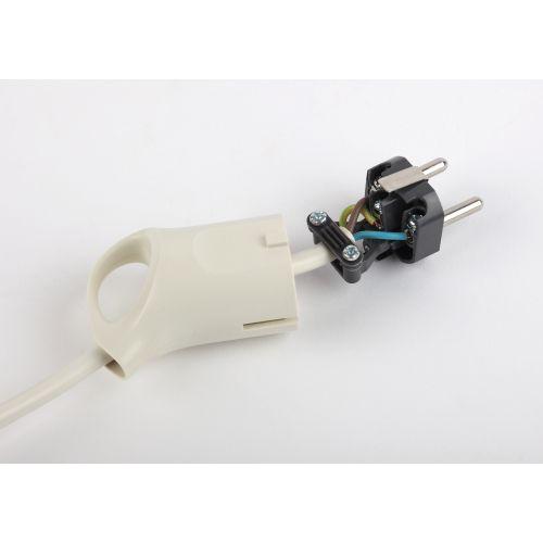 Вилка V3 16А с заземл. с кольцом непрямой ввод (10/200/6000) бел. ЭРА Б0019186