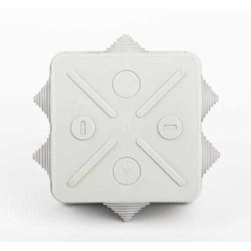 Коробка уравнивания потенциалов KUPR 100х100х50мм шина 6х9 8 групп IP55 KUPR-100-100-50 ЭРА Б0051417