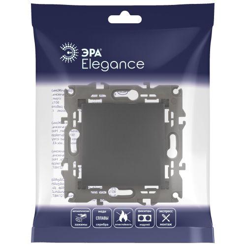 Переключатель 1-кл. СП Elegance 14-1103-05 10А IP20 250В 10AX механизм антрацит Эра Б0034227