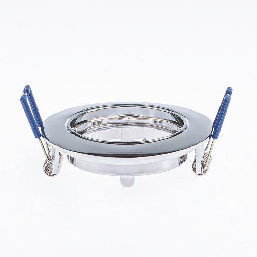 Светильник точечный KL1A CH 50Вт MR16 12В литой поворотн. хром. ЭРА C0043656