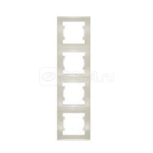 Рамка 4-м Бриллиант верт. сл. кость UNIVersal 7948714