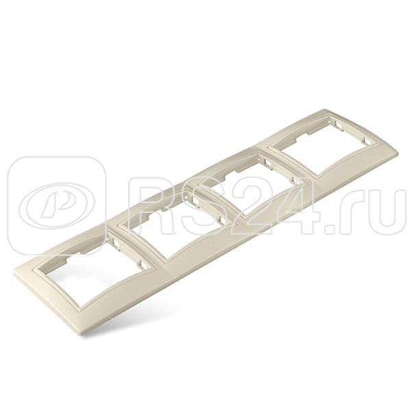 Рамка 4-м Севиль горизонт. сл. кость UNIVersal Б-С0046