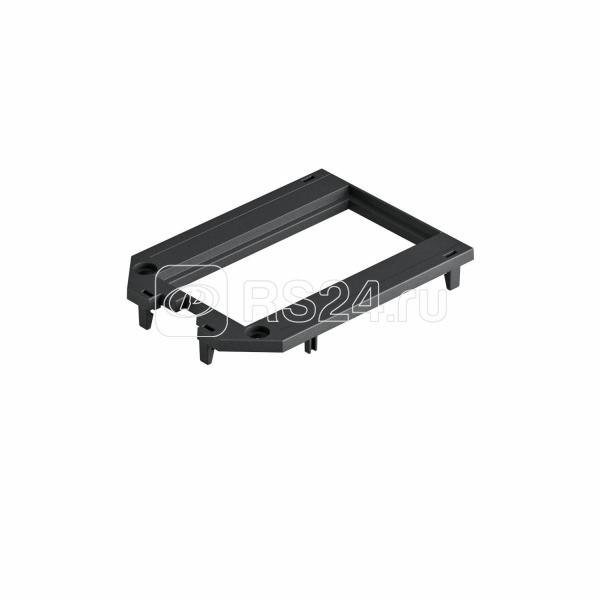 Накладка монтажной коробки UT3/4 для 2хModul45 104х76мм полиамид черн. OBO 7408773