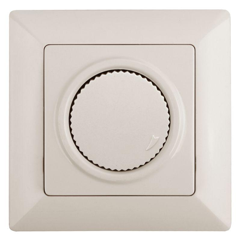 Светорегулятор поворотный СП 600Вт 230В Solo сл.кость 4-401-02 Intro Б0043397