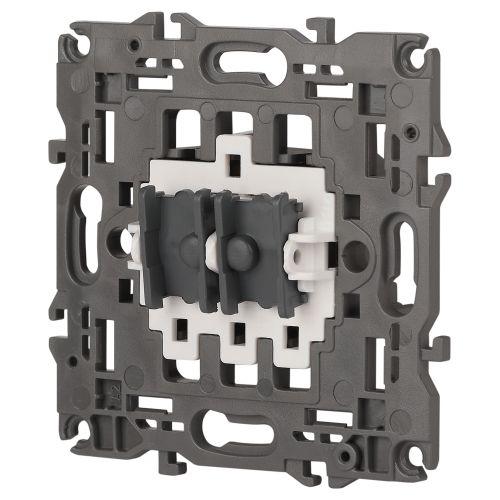 Переключатель для жалюзи кнопочный Elegance 14-1110-99 250В 10AX механизм Эра Б0047861