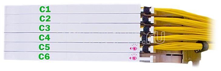 Блок кроссовый 6 модулей П КБ6-144SC-96SC/SM-96SC/UPC ССД ВОКС-ФП-СТ ССД 131004-00310